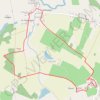 Trace GPS Monteton, le point de vue des 13 clochers - Pays du Dropt, itinéraire, parcours