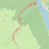 Trace GPS Pic de Chérue depuis Fabrèges, itinéraire, parcours