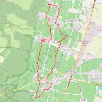 Trace GPS Villages de notre Côte, itinéraire, parcours