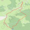 Trace GPS Bout de Touron par la cabane des Gardes, itinéraire, parcours