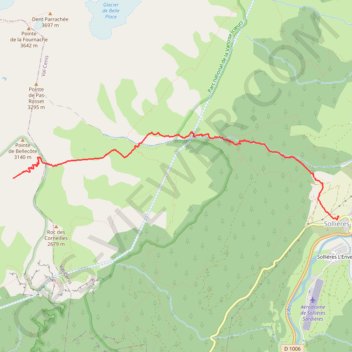 Trace GPS Col des hauts, itinéraire, parcours