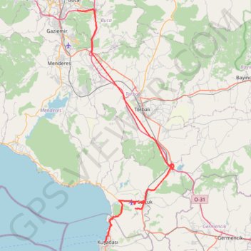 Trace GPS Turquie - Jour 2, itinéraire, parcours