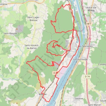 Trace GPS Col des Esterpau, itinéraire, parcours
