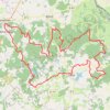 Trace GPS Espace VTT-FFC des Monts de Blond - Circuit N° 5 : La Grande Boucle - 33717 - UtagawaVTT.com, itinéraire, parcours