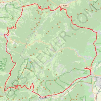 Trace GPS La Schluht, itinéraire, parcours