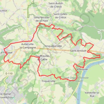 Trace GPS À flanc de coteaux - La Frenaye, itinéraire, parcours