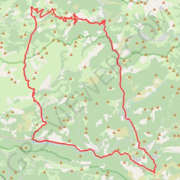 Trace GPS La Couillole, itinéraire, parcours
