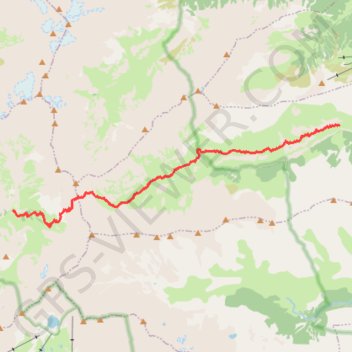 Trace GPS Du pont des Deslioures au refuge du Pré de la Chaumette, itinéraire, parcours