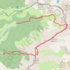 Trace GPS Tête de Vachères, itinéraire, parcours