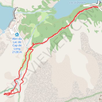 Trace GPS Ski de rando estaragne, itinéraire, parcours