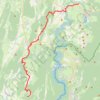 Trace GPS Montadroit - Boissia, itinéraire, parcours