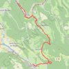 Trace GPS Ambérieux en bugey - Sault Brenaz, itinéraire, parcours