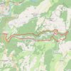 Trace GPS La vallée du cusancin, itinéraire, parcours