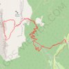 Trace GPS Grand Som depuis le col du Cucheron (Chartreuse), itinéraire, parcours
