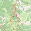Trace GPS L'Ouysse et moulin de Cougnaguet - Calès, itinéraire, parcours