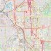 Trace GPS Atlanta Critical Mass bike ride, itinéraire, parcours