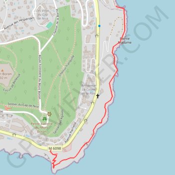 Trace GPS Pointe des sans-culottes, itinéraire, parcours