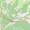 Trace GPS De Ville-Vieille à Rochebrune -J1 - 2H45, itinéraire, parcours