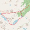 Trace GPS Lacs de Mar et de Rius, itinéraire, parcours