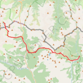 Trace GPS Traversée des Pyrénées - Étape 18, itinéraire, parcours