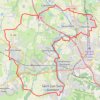 Trace GPS Canal du Forez et berges de la Loire depuis Veauche, itinéraire, parcours