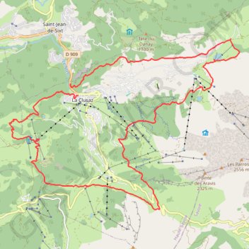 Trace GPS Le belier des aravis, itinéraire, parcours