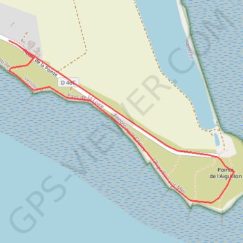 Trace GPS Sentier de la Pointe - L'Aiguillon-sur-Mer, itinéraire, parcours