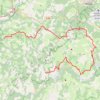 Trace GPS Tour du Causse Sauveterre. De La Canourgue à Laval-du-Tarn (Lozère), itinéraire, parcours
