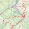 Trace GPS croix Régis Longe Condrieu, itinéraire, parcours