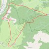Trace GPS SAN 379 a - Plateau de la Jarrige, itinéraire, parcours