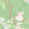 Trace GPS Tuc de l'Adosse depuis la route du col de Latrape, itinéraire, parcours