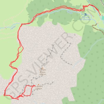 Trace GPS Le Grand Billare depuis Sanchèse, itinéraire, parcours