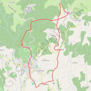Trace GPS De Grès et de Calcaire - Meyssac - Pays de la vallée de la Dordogne Corrézienne, itinéraire, parcours