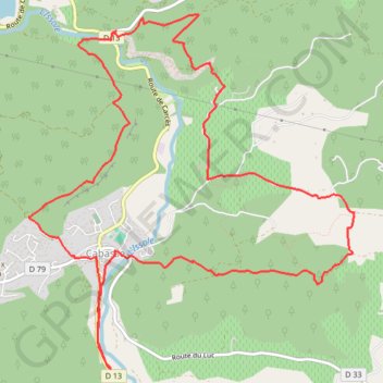 Trace GPS Autour de cabasse, itinéraire, parcours