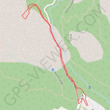 Trace GPS Caroux - Tête de braque - Arête NE, itinéraire, parcours
