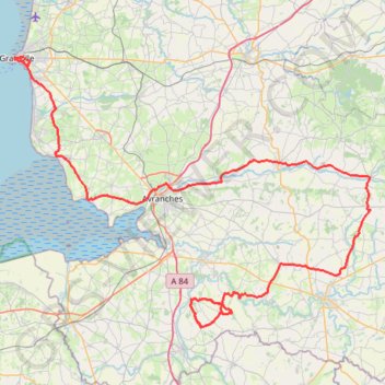 Trace GPS TM2024 ET5 St Laurent Terregatte - Granville-17627350, itinéraire, parcours