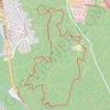 Trace GPS rocher vert de nemours -poligny, itinéraire, parcours
