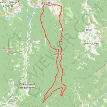 Trace GPS Le Mont d'Autuche, itinéraire, parcours