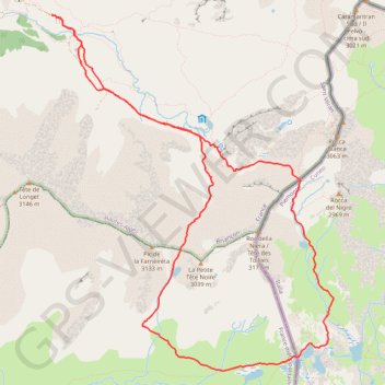 Trace GPS Tour de la Tête des Toilies - randonnée pédestre, itinéraire, parcours