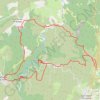 Trace GPS Baignade Grotte Bivouac Arcs, itinéraire, parcours