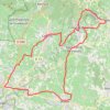 Trace GPS Entre plaine et piémont - Caromb, itinéraire, parcours