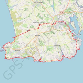 Trace GPS Pays Bigouden - 2jrs, itinéraire, parcours
