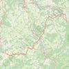 Trace GPS Voie 2DB-T41 - Contrexeville - Dompaire - Chatel-sur-Moselle - Baccarat, itinéraire, parcours