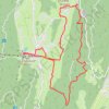 Trace GPS Balade à Méaudre, itinéraire, parcours