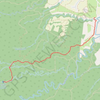 Trace GPS Cascade de Bois Banane - Ravine-Chaude, itinéraire, parcours