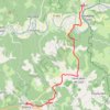 Trace GPS GR65 Cajarc - Limogne-en-Quercy, itinéraire, parcours