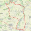 Trace GPS Cora - Chateau de Creully, itinéraire, parcours