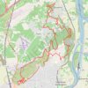 Trace GPS Rallye du Fort Saint André à Villeneuve-lès-Avignon, itinéraire, parcours