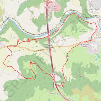 Trace GPS Issis, les cathedrales, itinéraire, parcours