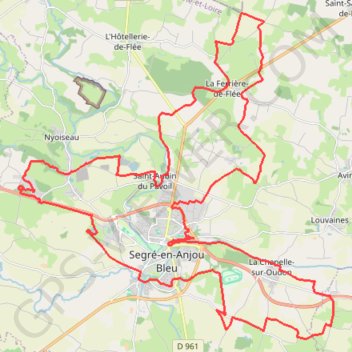 Trace GPS Rando des Mines - Nyoiseau, itinéraire, parcours